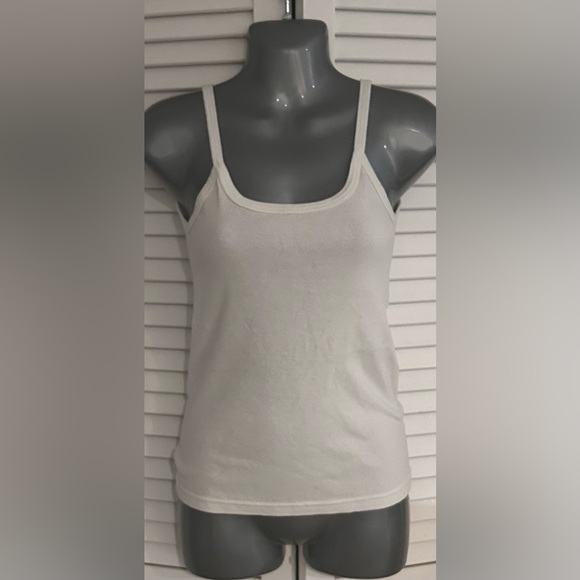 Immaculata small white cotton tank - Picture 1 of 7